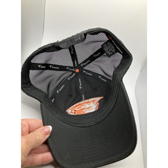 Black Oregon State Beavers Fanatics Snapback Mesh Hat Baseball Cap OSU - Picture 6 of 6